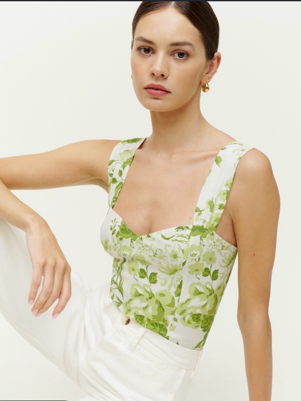 Reformation Hester Top- Rialto- Size 8